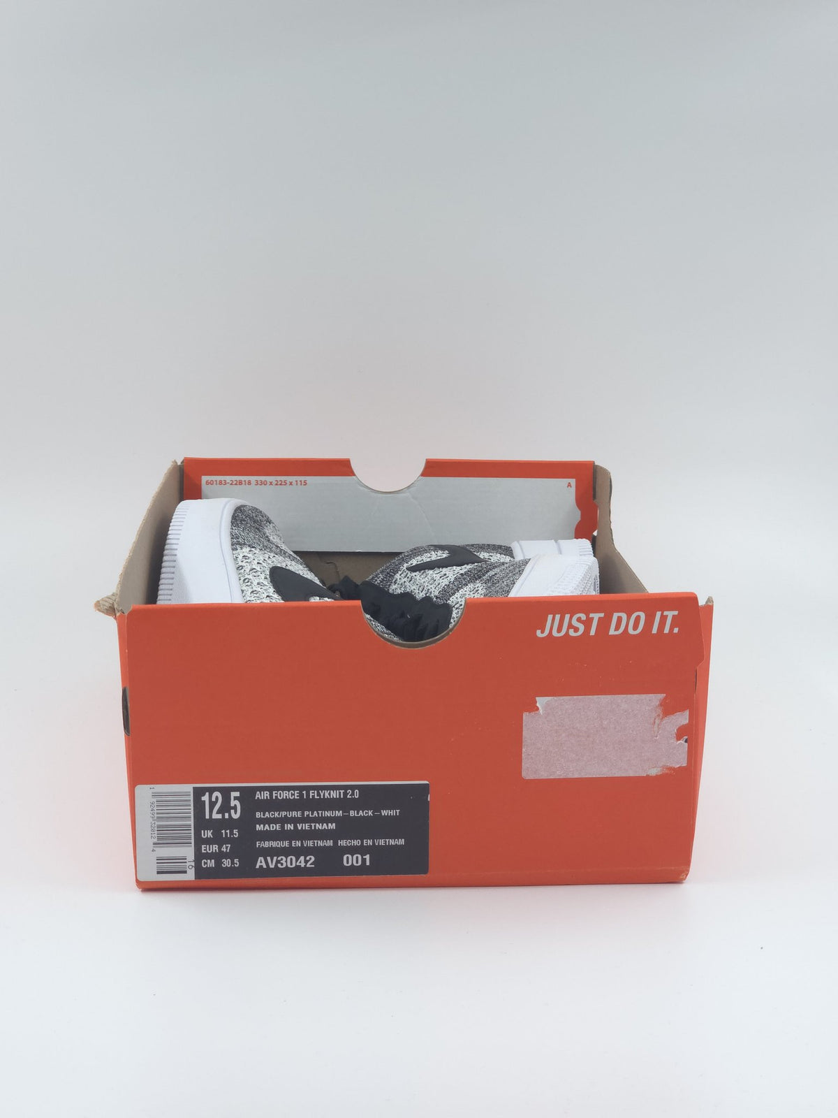 Nike Air Force 1 Flyknit 2.0 pointure 47 – sneakers neuves, vue 6