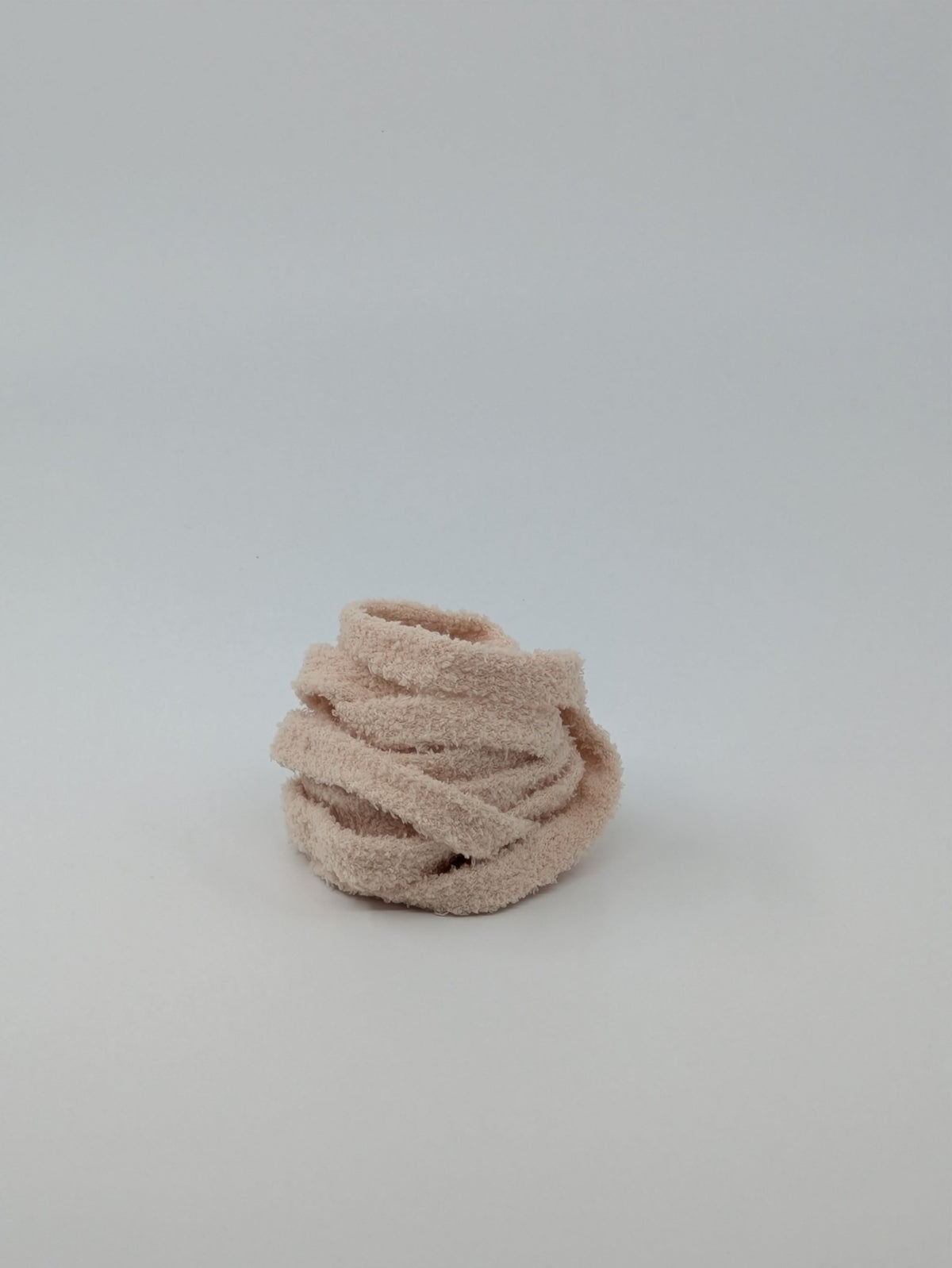 Lacets fluffy beige
