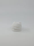 Lacets fluffy blanc