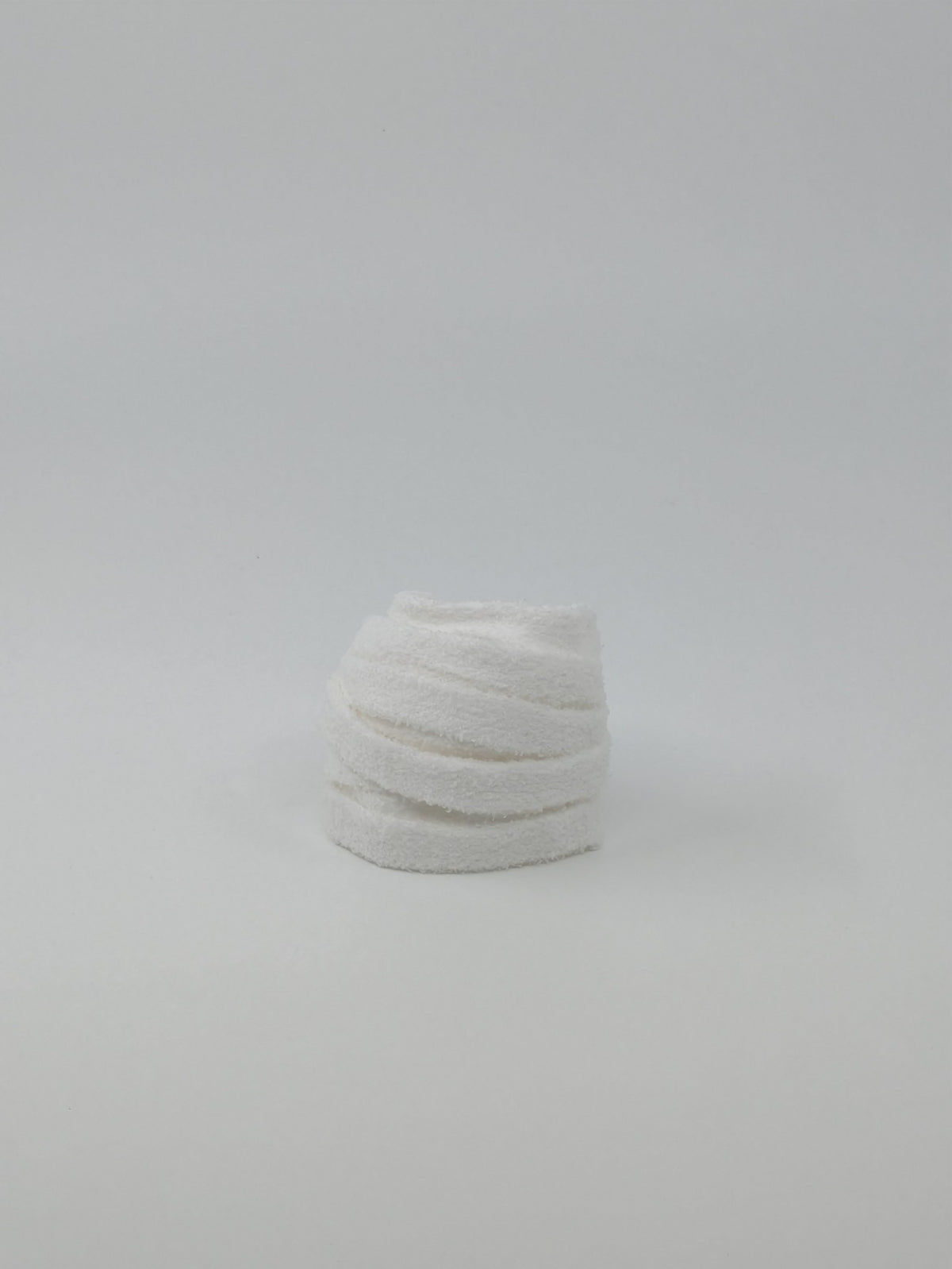 Lacets fluffy blanc