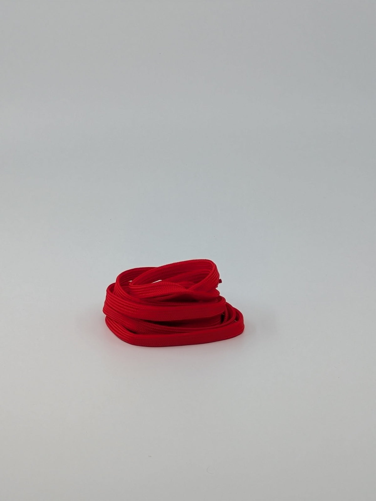 Lacets unis rouge